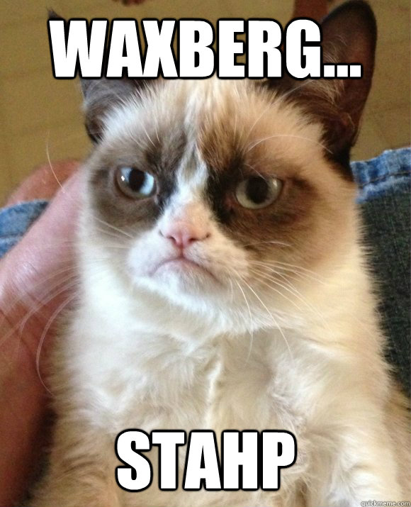 waxberg... stahp  Tard the Cat