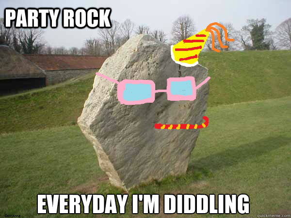 Party rock Everyday I'm Diddling  