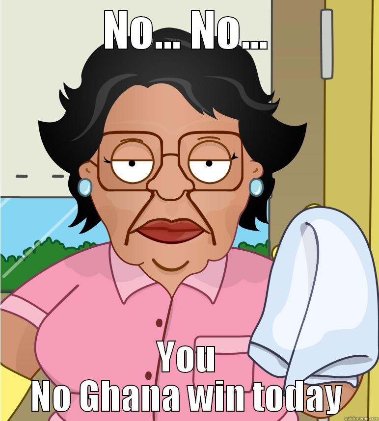 NO... NO... YOU NO GHANA WIN TODAY Misc