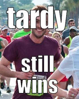TARDY STILL WINS Ridiculously photogenic guy