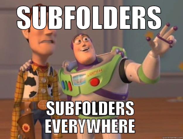 Looking for a files to find.... - SUBFOLDERS SUBFOLDERS EVERYWHERE Toy Story
