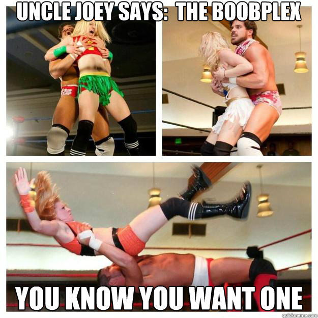 uncle joey says:  the boobplex you know you want one - uncle joey says:  the boobplex you know you want one  Misc