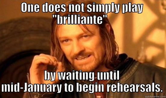 ONE DOES NOT SIMPLY PLAY 