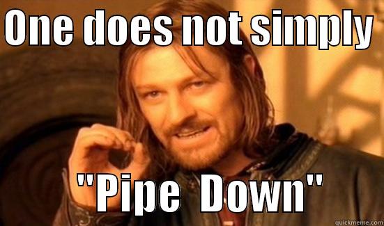 ONE DOES NOT SIMPLY            