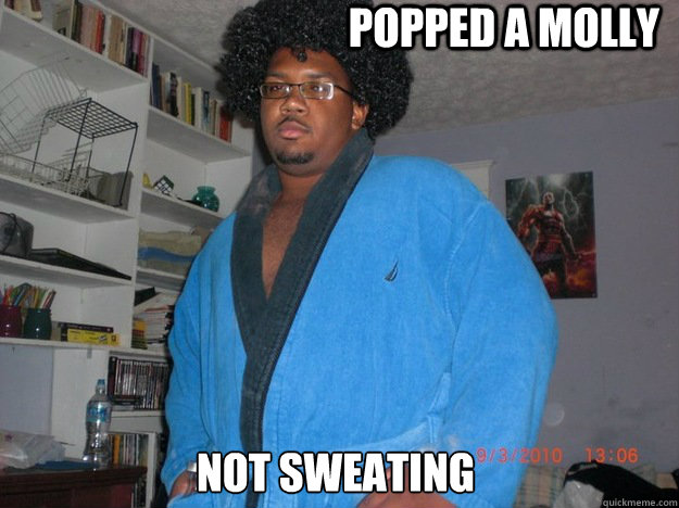 not sweating