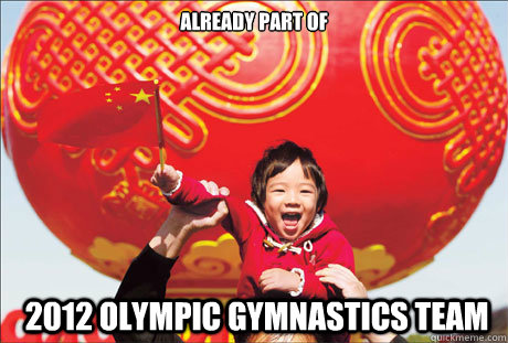 Already part of  2012 Olympic gymnastics team - Already part of  2012 Olympic gymnastics team  Second World Success