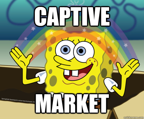 captive market - captive market  Spongebob rainbow