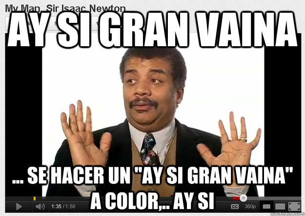 Ay si gran vaina ... se hacer un 