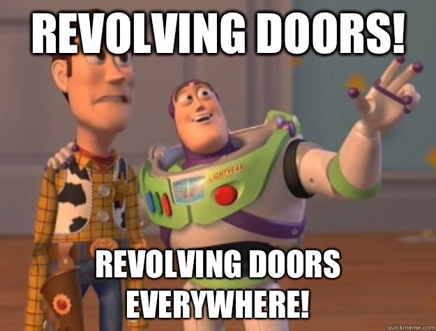 Revolving Doors! Revolving Doors Everywhere!  Buzz Lightyear
