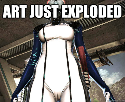 Art just exploded   EDI Cameltoe art