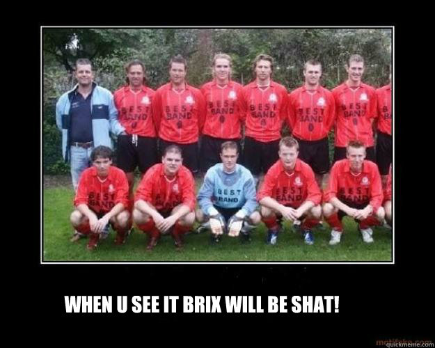 WHEN U SEE IT BRIX WILL BE SHAT!  