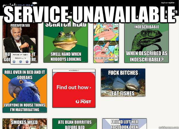 Service unavailable   