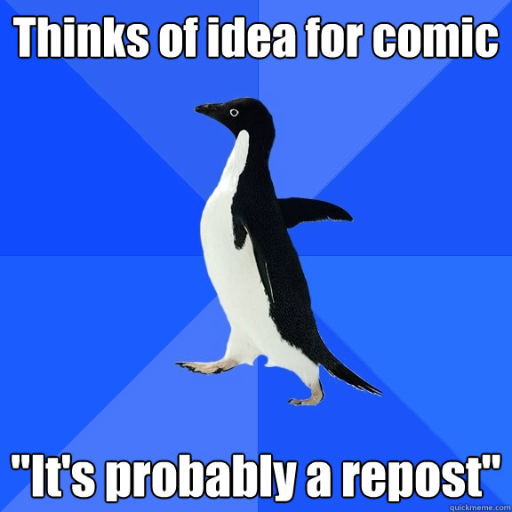 Thinks of idea for comic 