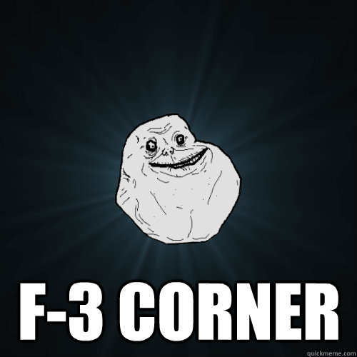  F-3 corner  Forever Alone