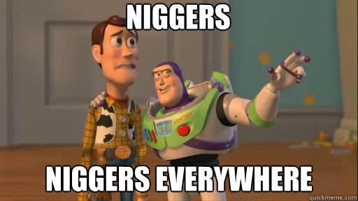 niggers niggers everywhere  Everywhere