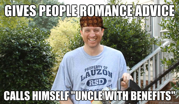 Gives People Romance Advice calls himself 