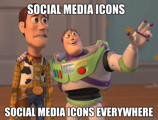Social media icons Social media icons Everywhere  buzz
