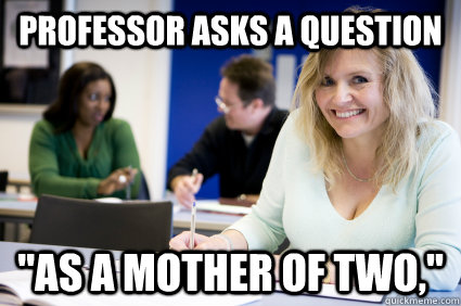 professor asks a question 
