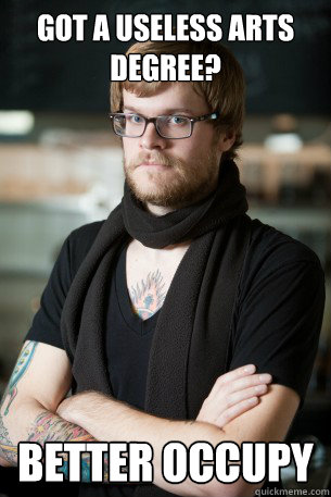 Got a useless arts degree? better occupy  Hipster Barista