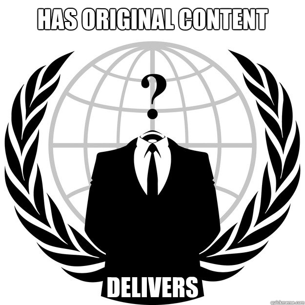 has original content delivers  