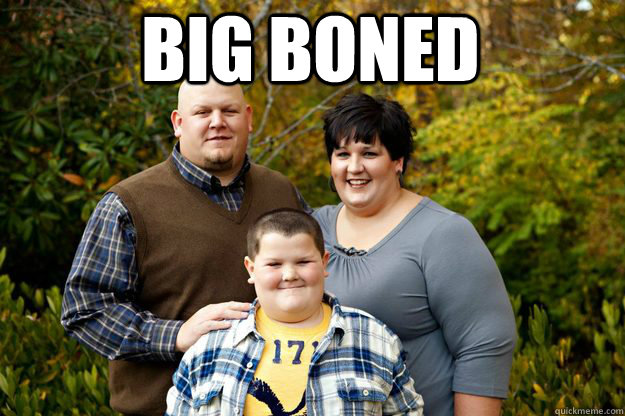 BIG BONED  - BIG BONED   Happy American Family