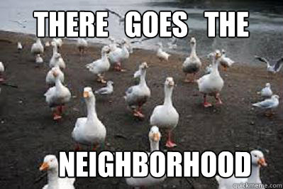 there   goes   the neighborhood  there goes the neighborhood