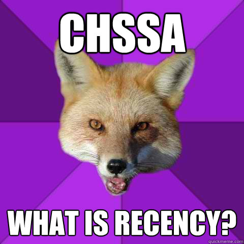 CHSSA What is recency?  Forensics Fox