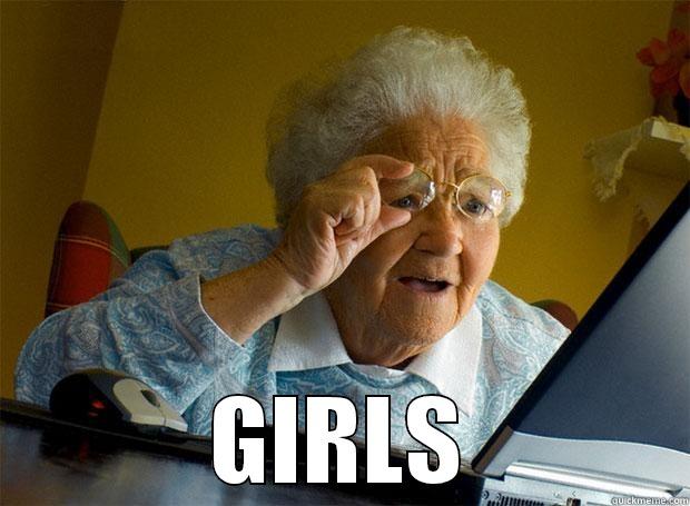  GIRLS Grandma finds the Internet