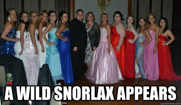  A WILD SNORLAX Appears  Snorlax Appears Prom