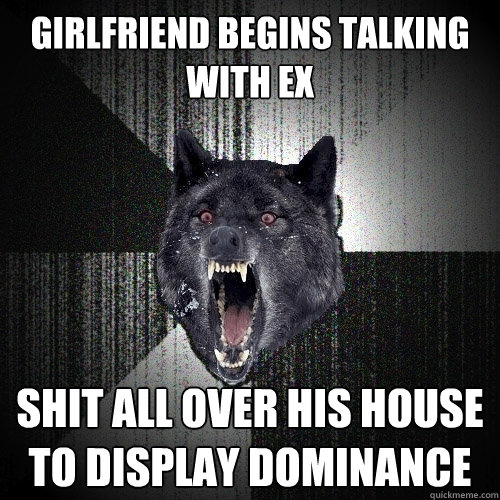 Girlfriend begins talking with Ex SHIT ALL over HIS HOUSE TO DISPLAY DOMINANCE  Insanity Wolf