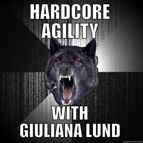 HARDCORE AGILITY WITH GIULIANA LUND Insanity Wolf
