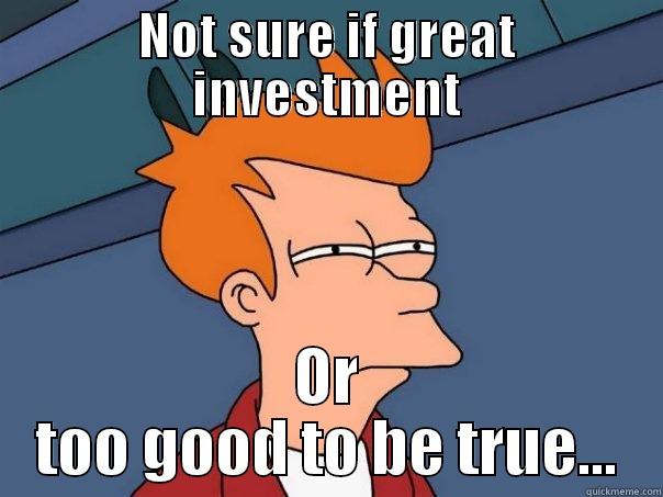 NOT SURE IF GREAT INVESTMENT OR TOO GOOD TO BE TRUE... Futurama Fry