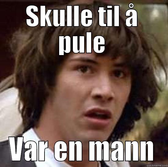 SKULLE TIL Å PULE VAR EN MANN conspiracy keanu