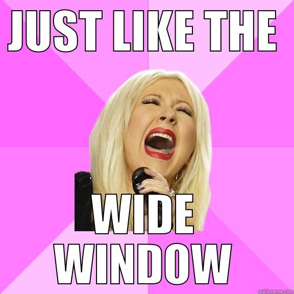 JUST LIKE THE WIDE WINDOW Wrong Lyrics Christina