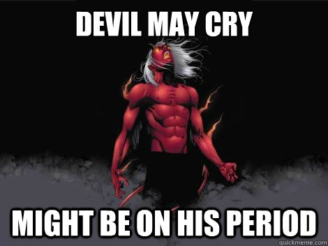 devil may cry  might be on his period   devil may cry
