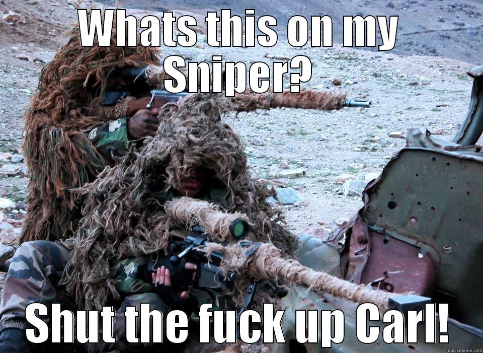 WHATS THIS ON MY SNIPER? SHUT THE FUCK UP CARL! Misc