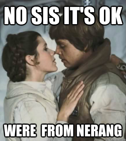 no sis it's ok were  from nerang - no sis it's ok were  from nerang  Incest win