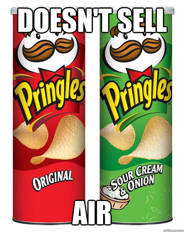 Doesn't sell Air - Doesn't sell Air  GG pringles