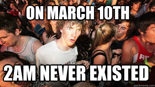 On March 10th 2AM never existed  Sudden Clarity Clarence