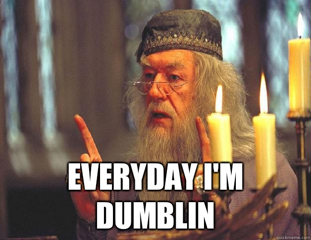  Everyday I'm Dumblin  -  Everyday I'm Dumblin   Dumbledore