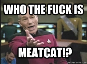 who the fuck is meatcat!?  Annoyed Picard