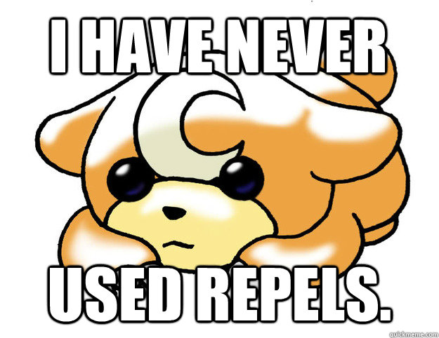 I have never used repels.  Confession Teddiursa