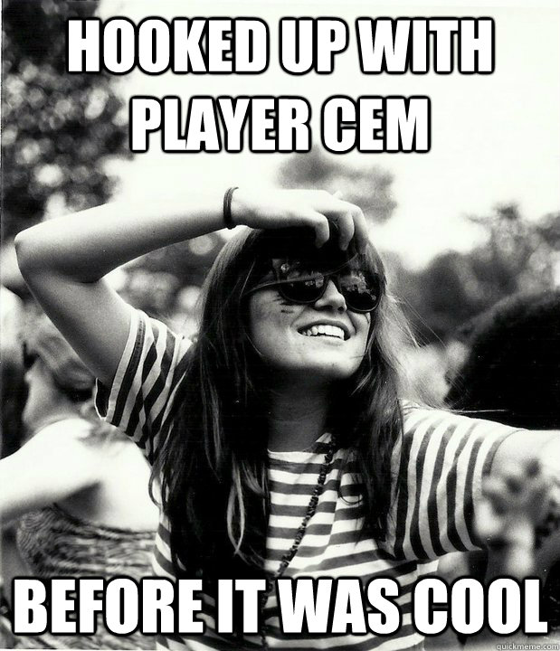 HOOKED UP WITH PLAYER CEM BEFORE IT WAS COOL  Georgetown Hipster