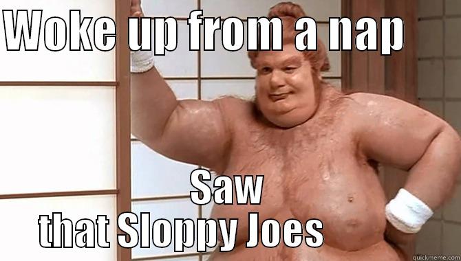 WOKE UP FROM A NAP       SAW THAT SLOPPY JOES             Misc