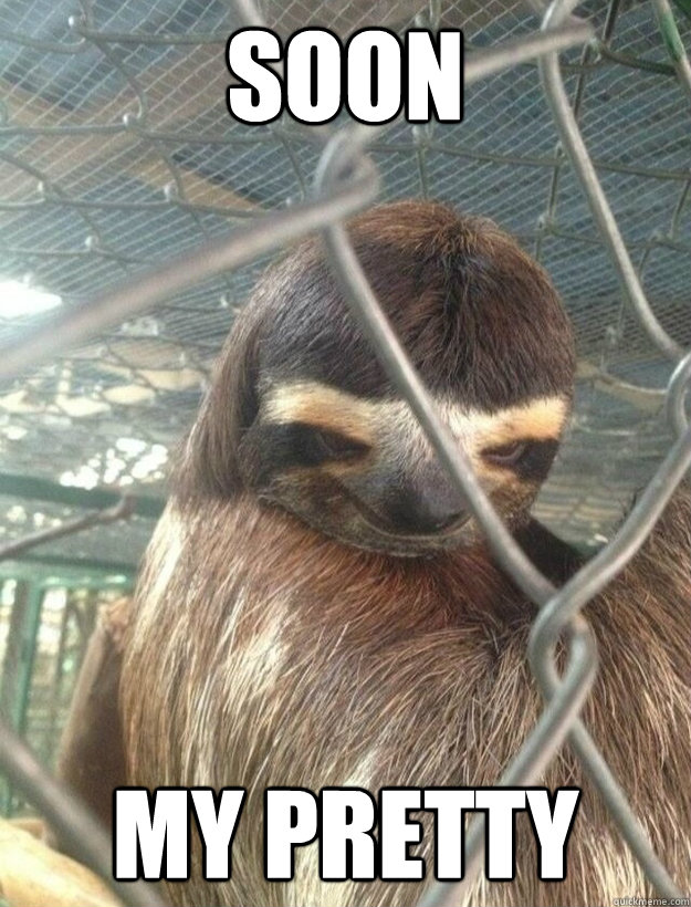 SOON MY PRETTY  Creepy Sloth