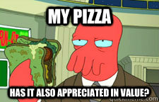 My Pizza Has it also appreciated in value?  