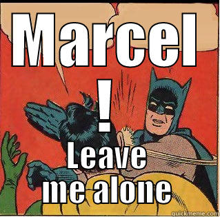 MARCEL ! LEAVE ME ALONE Slappin Batman