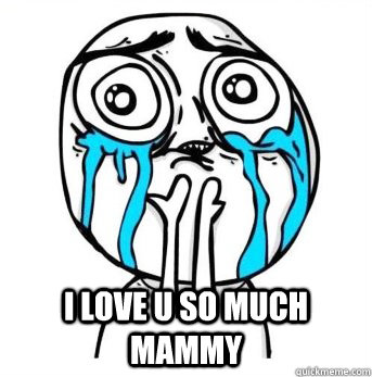  i love u so much mammy -  i love u so much mammy  Crying meme