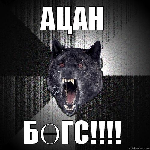 АЦАН БӨГС!!!! Insanity Wolf