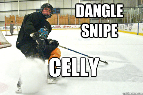 DANGLE SNIPE CELLY - DANGLE SNIPE CELLY  Hockey Player